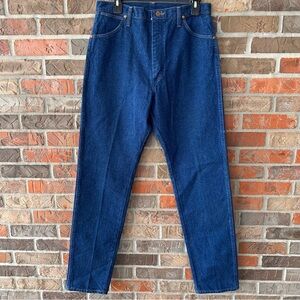 Vtg Wrangler Ultra high-rise wedgy fit tapered leg jeans 15x34 Cowgirl Western
